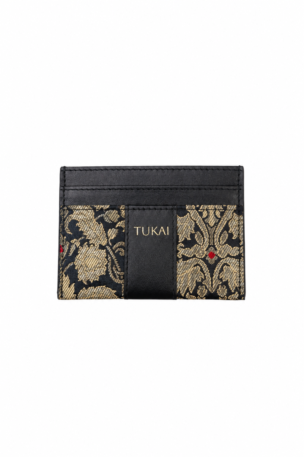 The RL Cardholder (Midnight Onyx & Banarasi Brocade)