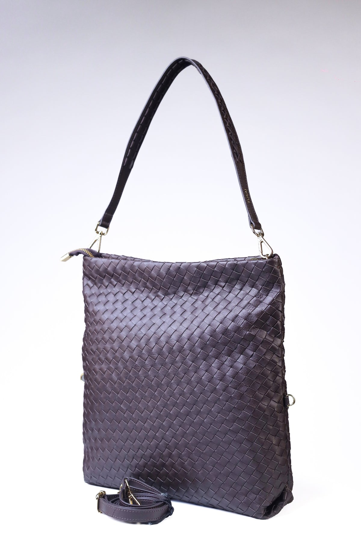The Cushion Clutch (Vintage Brown)