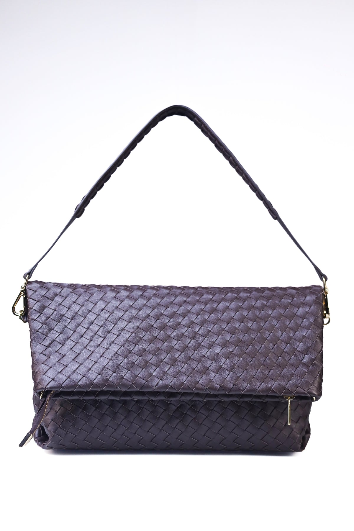 The Cushion Clutch (Vintage Brown)