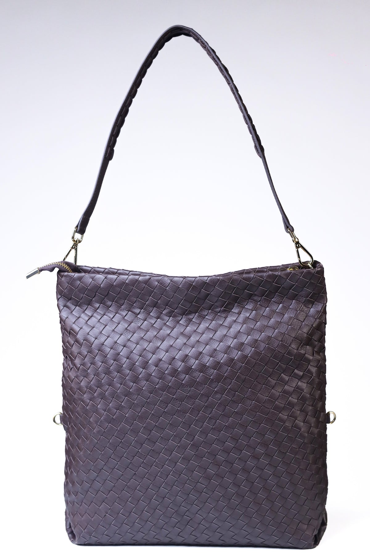 The Cushion Clutch (Vintage Brown)