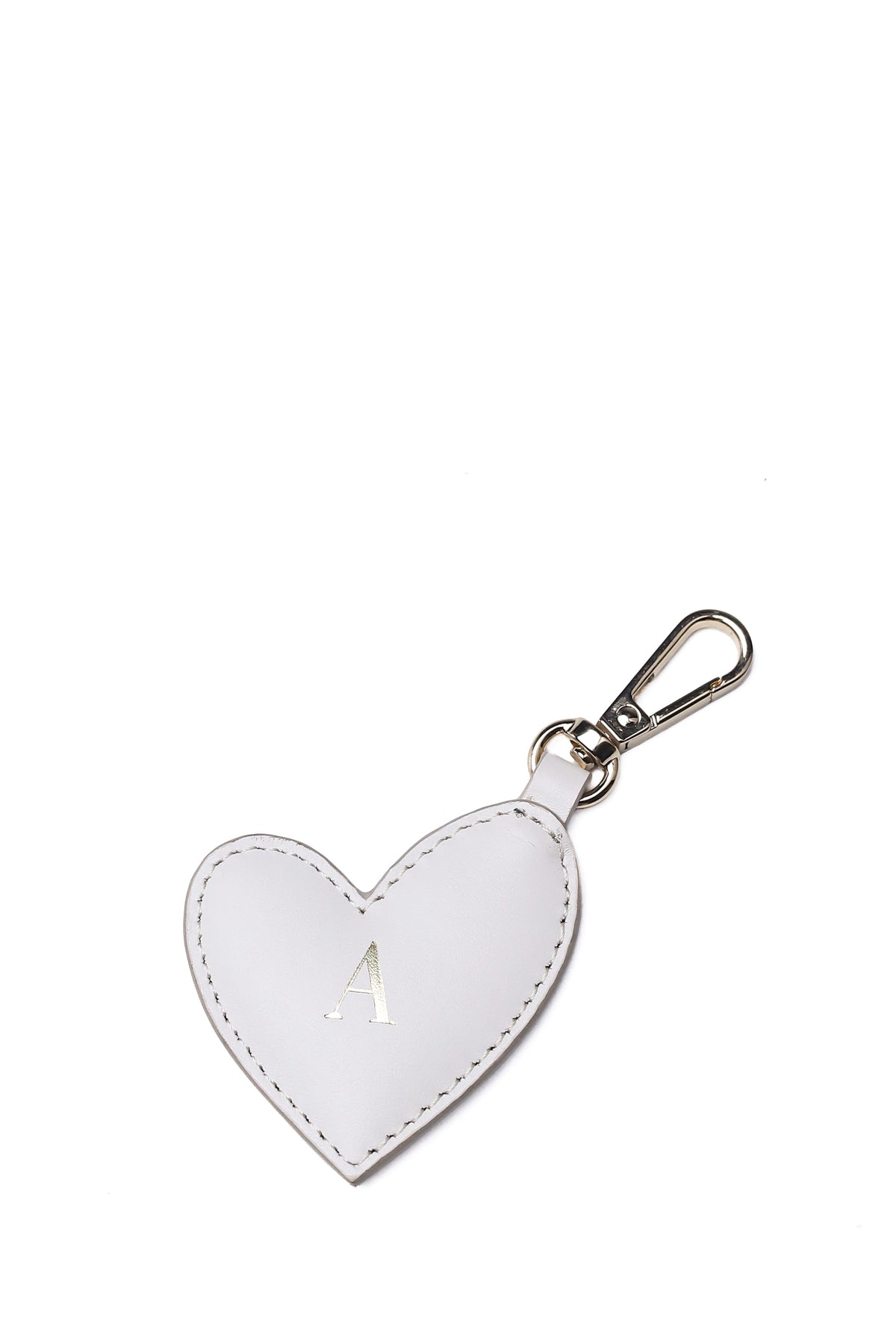 Single Heart Charm (Ivory Dust)