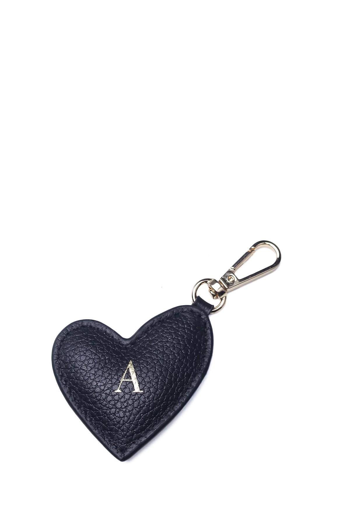 Single Heart Charm (Midnight Onyx)
