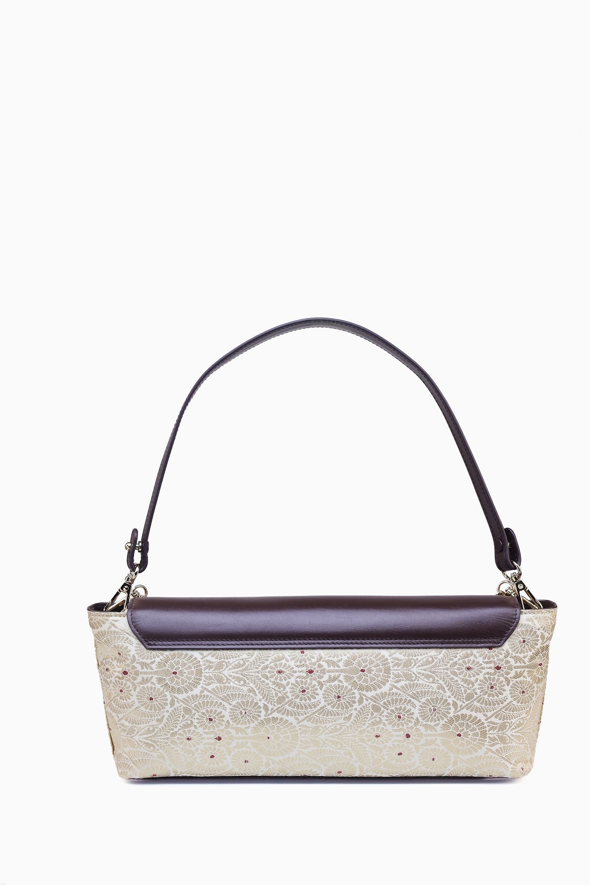 The Statement Baguette (Rum Raisin Leather - Burgundy)