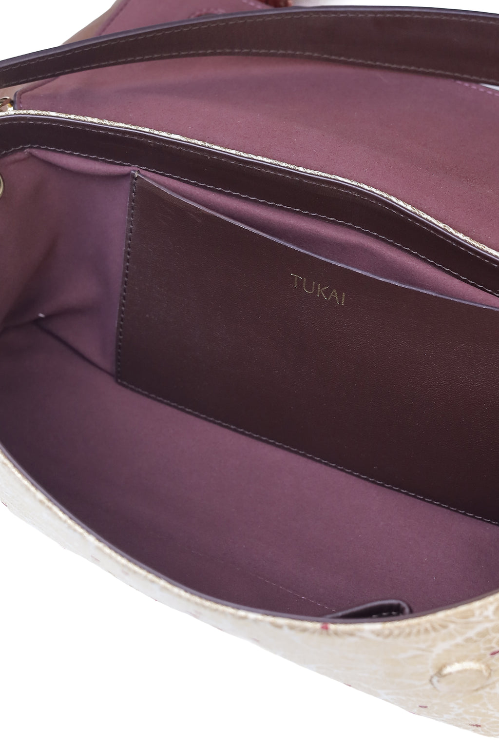 The Statement Baguette (Rum Raisin Leather - Burgundy)