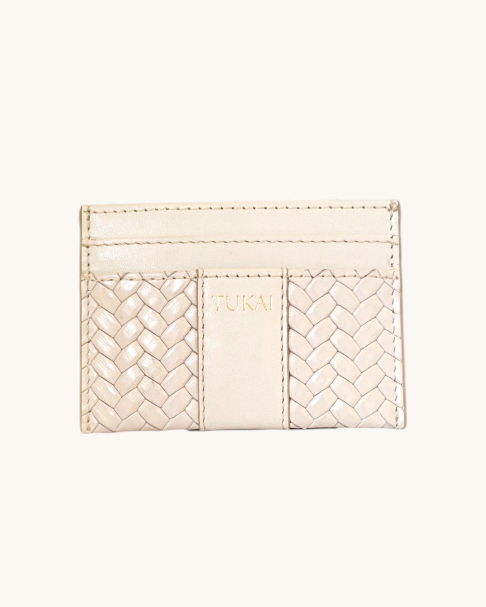 The RL Cardholder (Ivory dust)