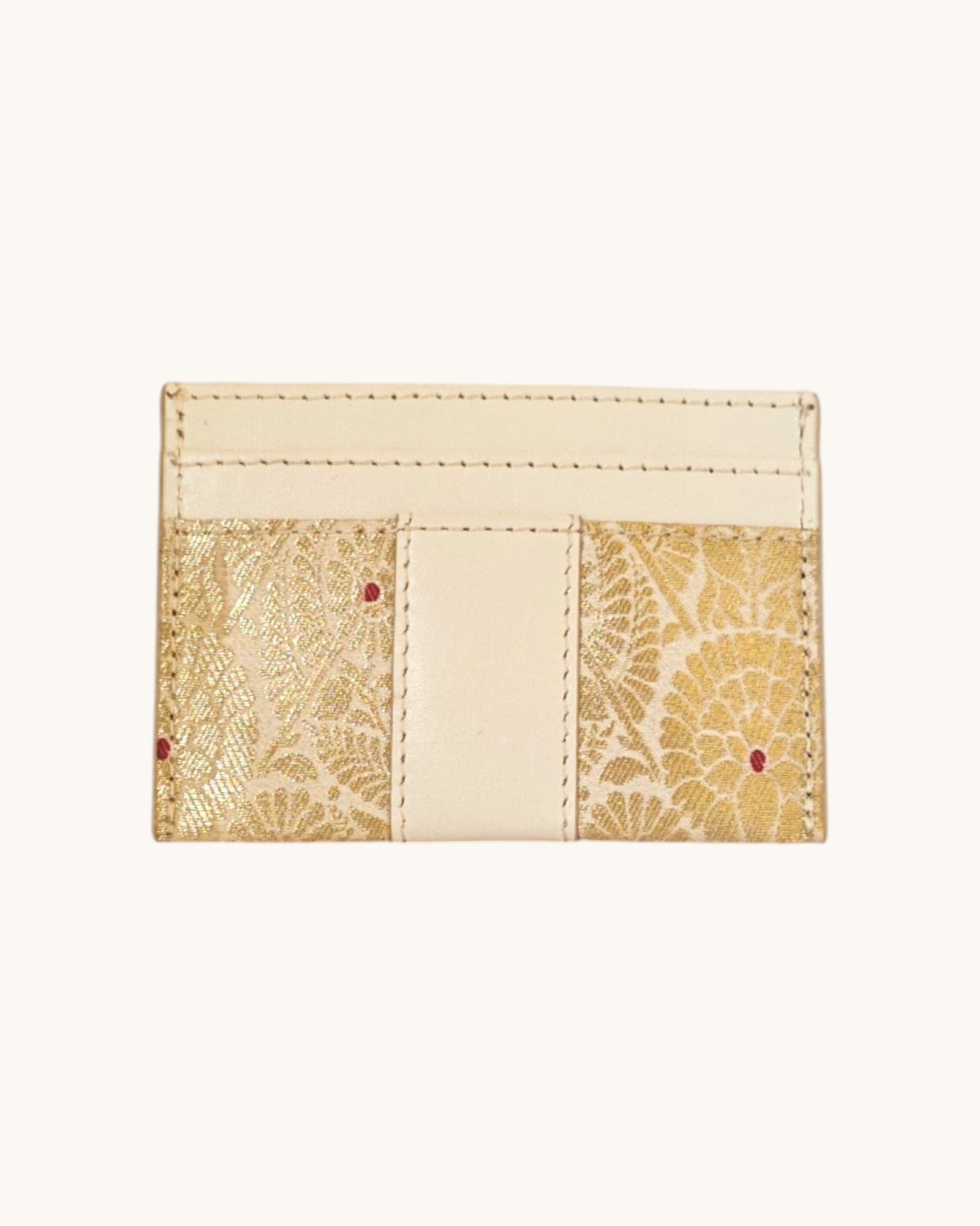 The RL Cardholder (Ivory Dust & Banarasi Brocade)