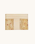 The RL Cardholder (Ivory Dust & Banarasi Brocade)