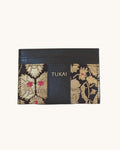 The RL Cardholder (Midnight Onyx & Banarasi Brocade)