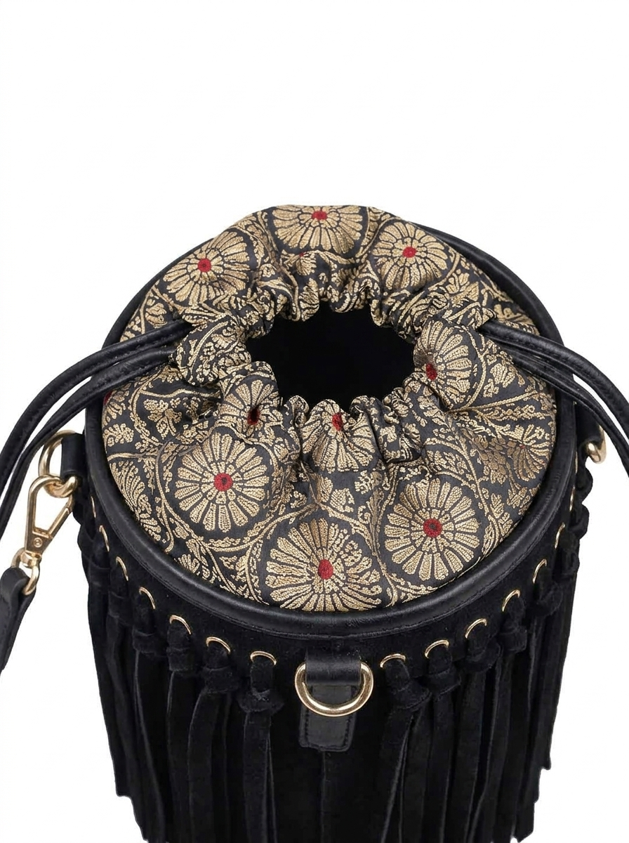 The Bucket - Fringe (Midnight Onyx Black)