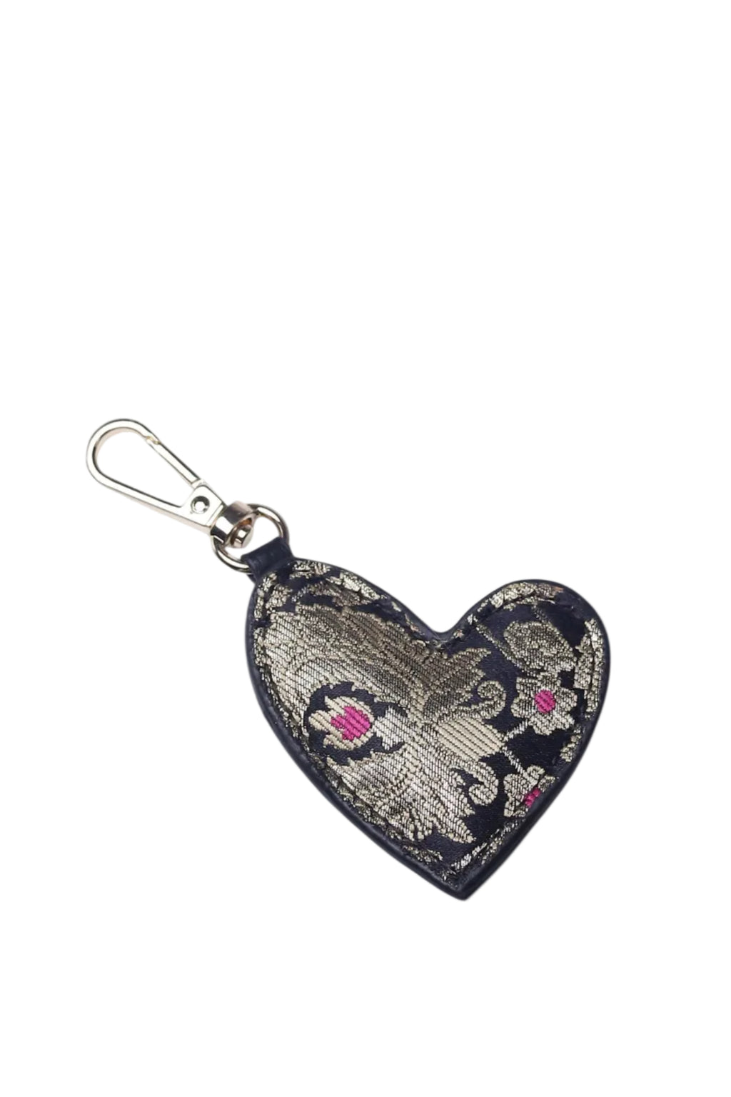 Single Heart Charm (Midnight Onyx)