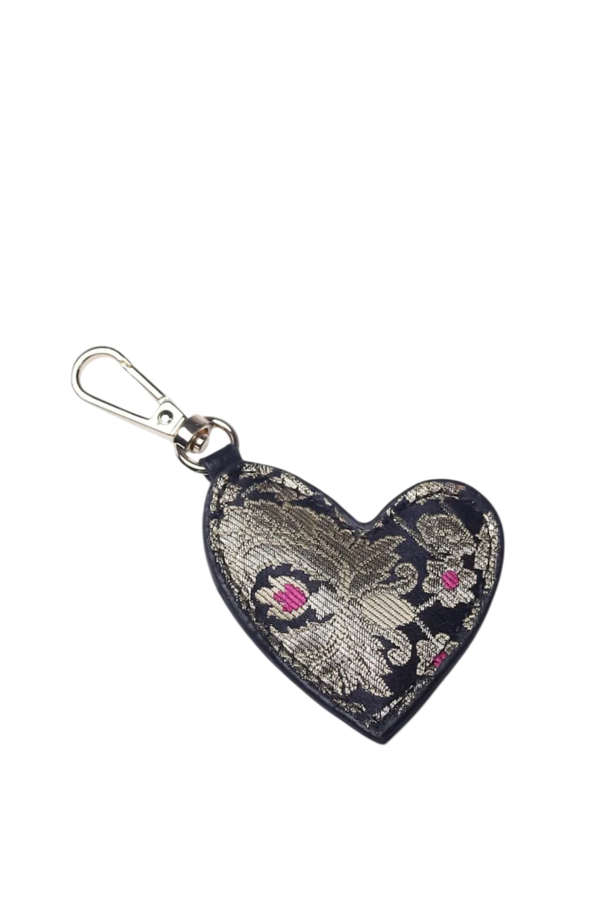 Single Heart Charm (Midnight Onyx)