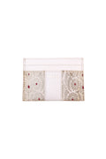 The RL Cardholder (Ivory Banarasi/Leather)
